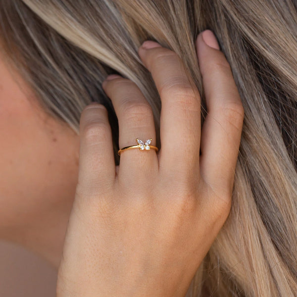 Mariposa Butterfly Promise Ring